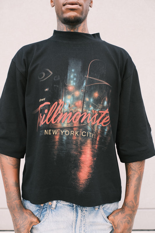 SOHO NYC Black Oversized Tee