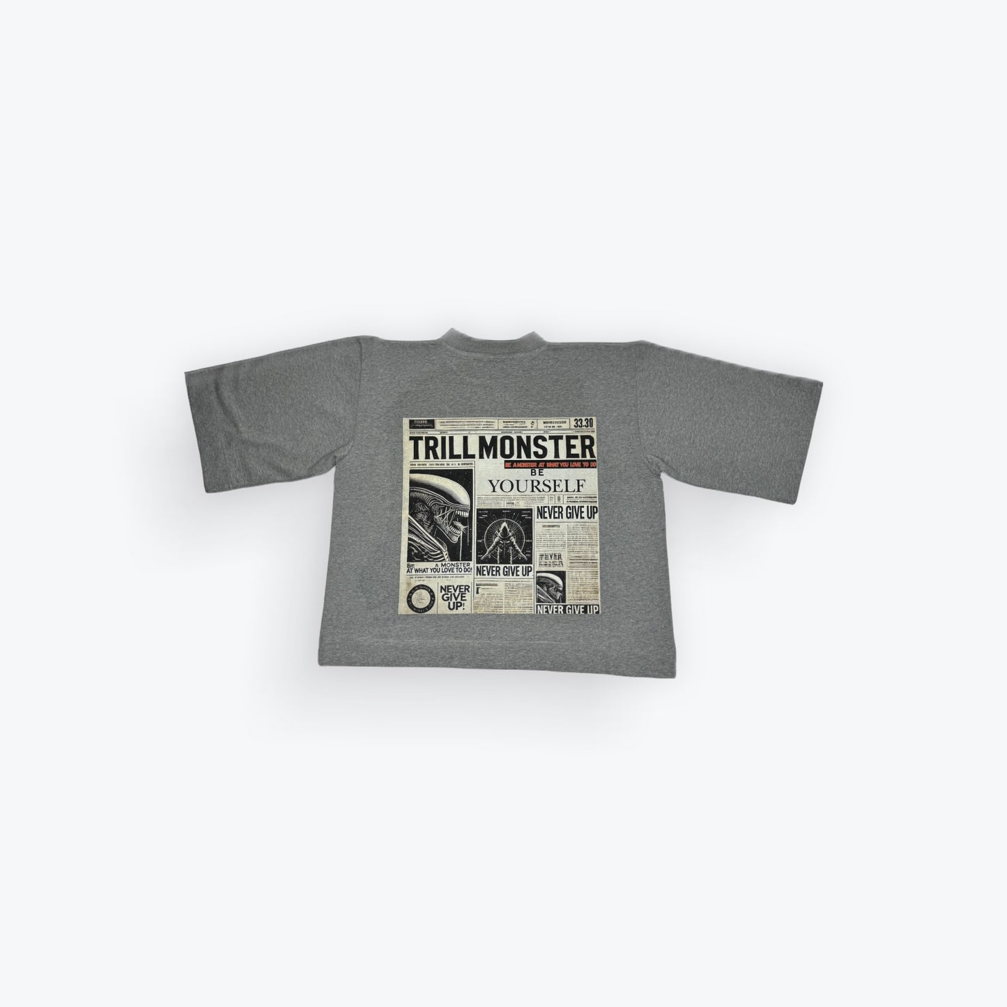 TM Classic Never Give Up Newspaper Print