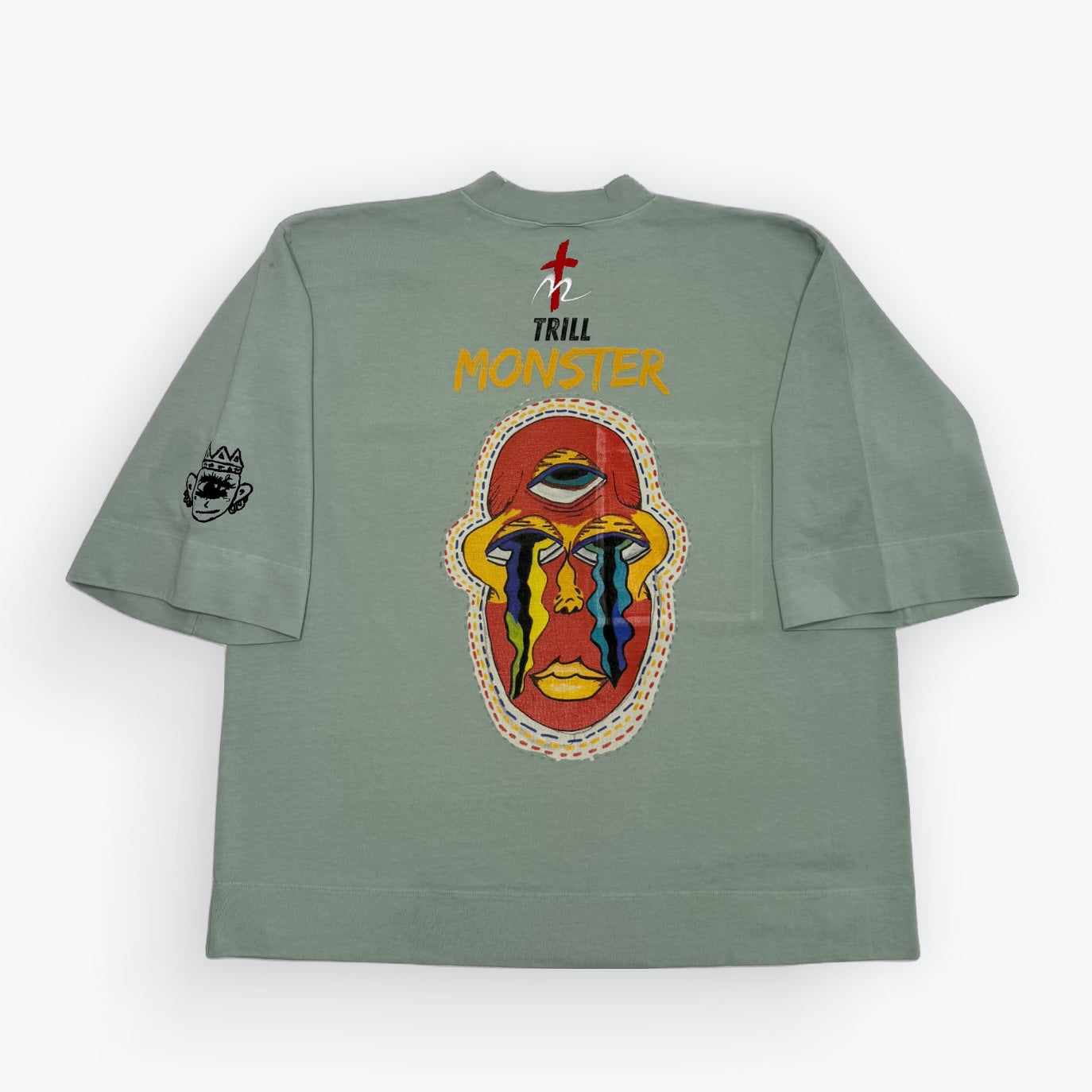 TM Classic Crying Face Oversized Tee