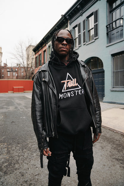 Classic TrillMonster Custom Black Branded Hoodie