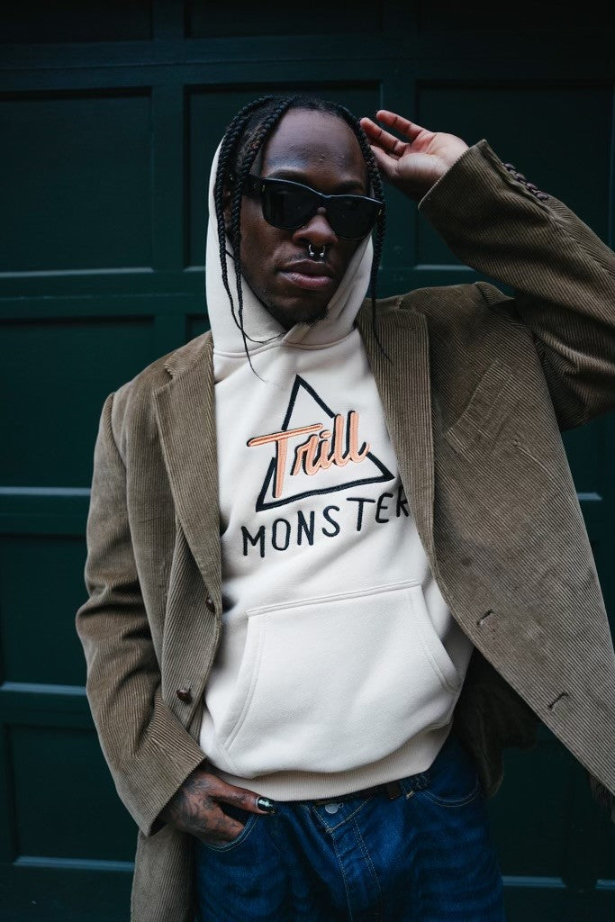 Classic TrillMonster Custom Tan Branded Hoodie