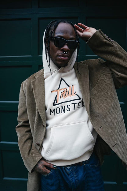 Classic TrillMonster Custom Tan Branded Hoodie